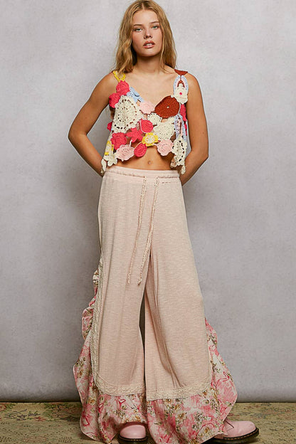 Simple Swing Ruffle Pant - ivyandlavyboutique Pol Clothing