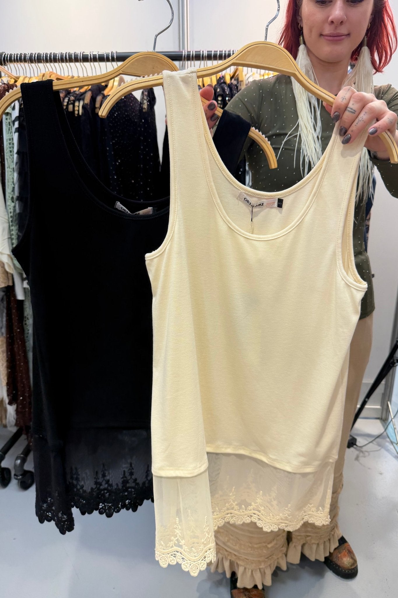 Simple Top - ivyandlavyboutique Origami Apparel ~ Lace and Crochet inspired