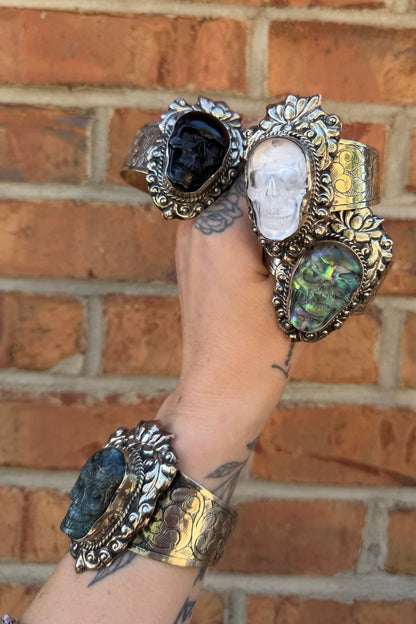 Skull Epic Cuff - ivyandlavyboutique ivyandlavyboutique