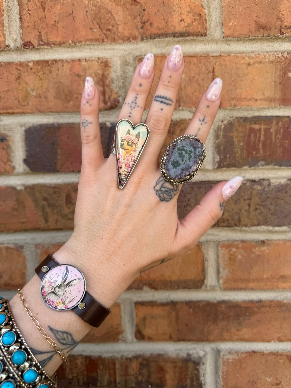 Small Inner Rings Ring - ivyandlavyboutique ivyandlavyboutique
