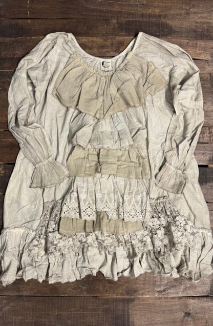 Soft Ruffle Skies Tunic - ivyandlavyboutique Jaded Gypsy