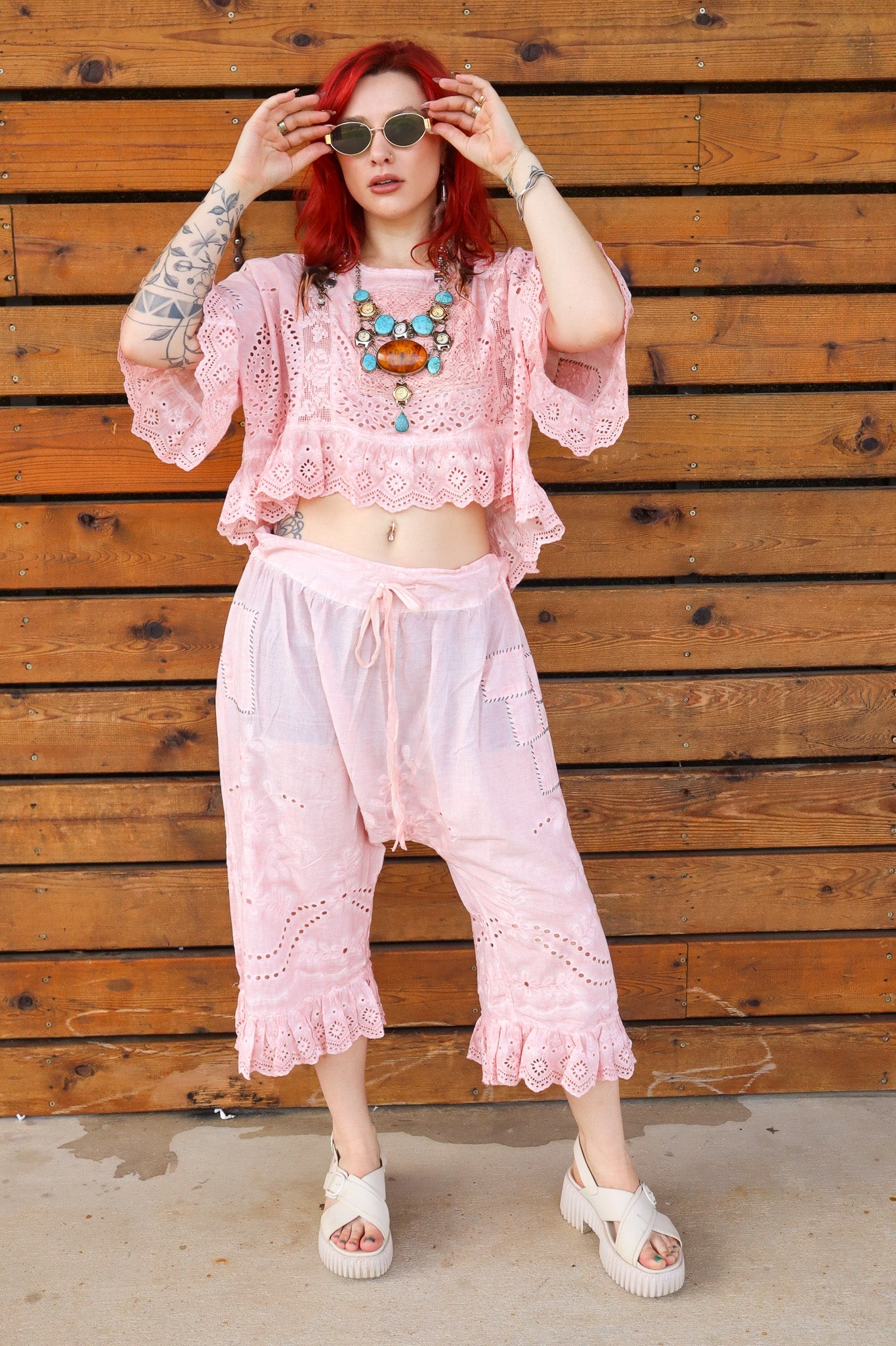 Softly Worn Bloomers in Sweet Rose - ivyandlavyboutique Jaded Gypsy