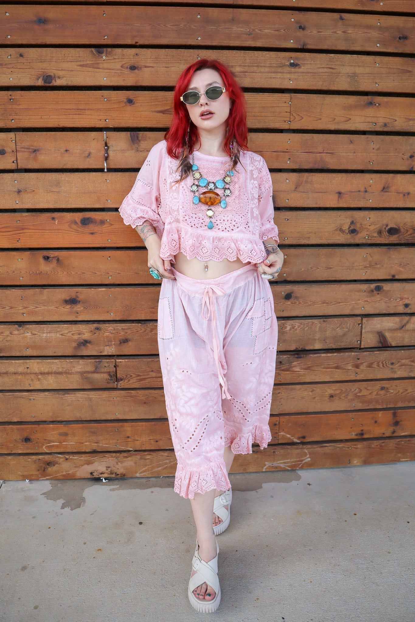 Softly Worn Bloomers in Sweet Rose - ivyandlavyboutique Jaded Gypsy
