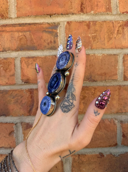 Solar Flare Trio Ring - Boho Wanderlust Boutique ivyandlavyboutique