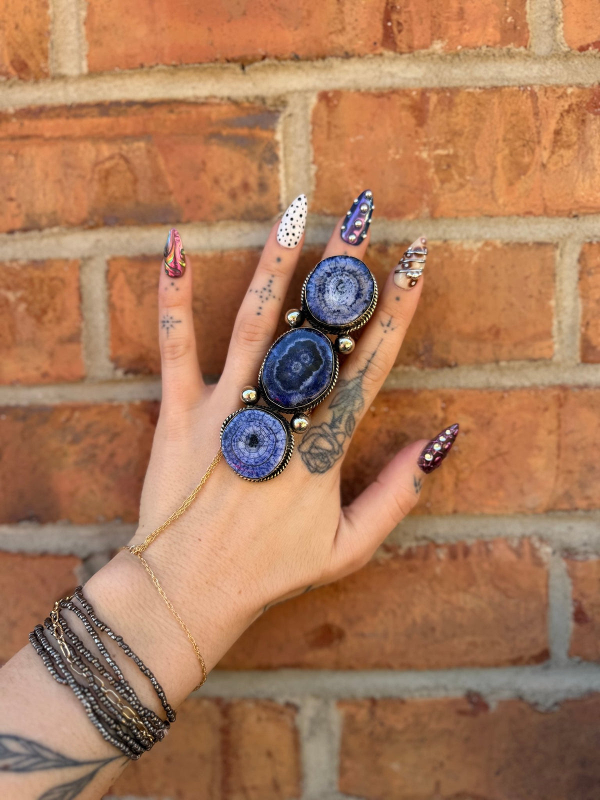 Solar Flare Trio Ring - Boho Wanderlust Boutique ivyandlavyboutique