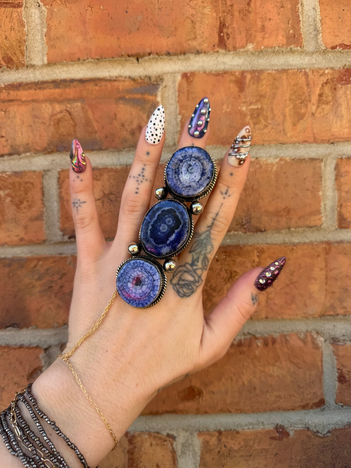 Solar Flare Trio Ring - Boho Wanderlust Boutique ivyandlavyboutique