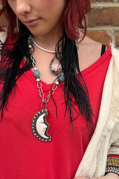 Solder Gem White Choker Necklace - ivyandlavyboutique ivyandlavyboutique