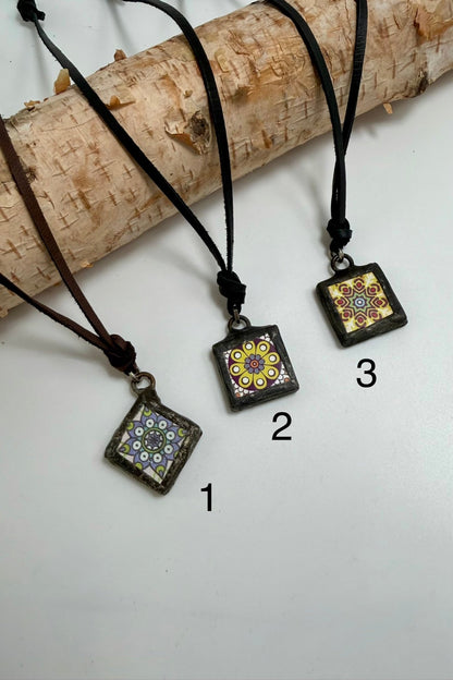 Soldered Art Square Choker Necklace - ivyandlavyboutique ivyandlavyboutique