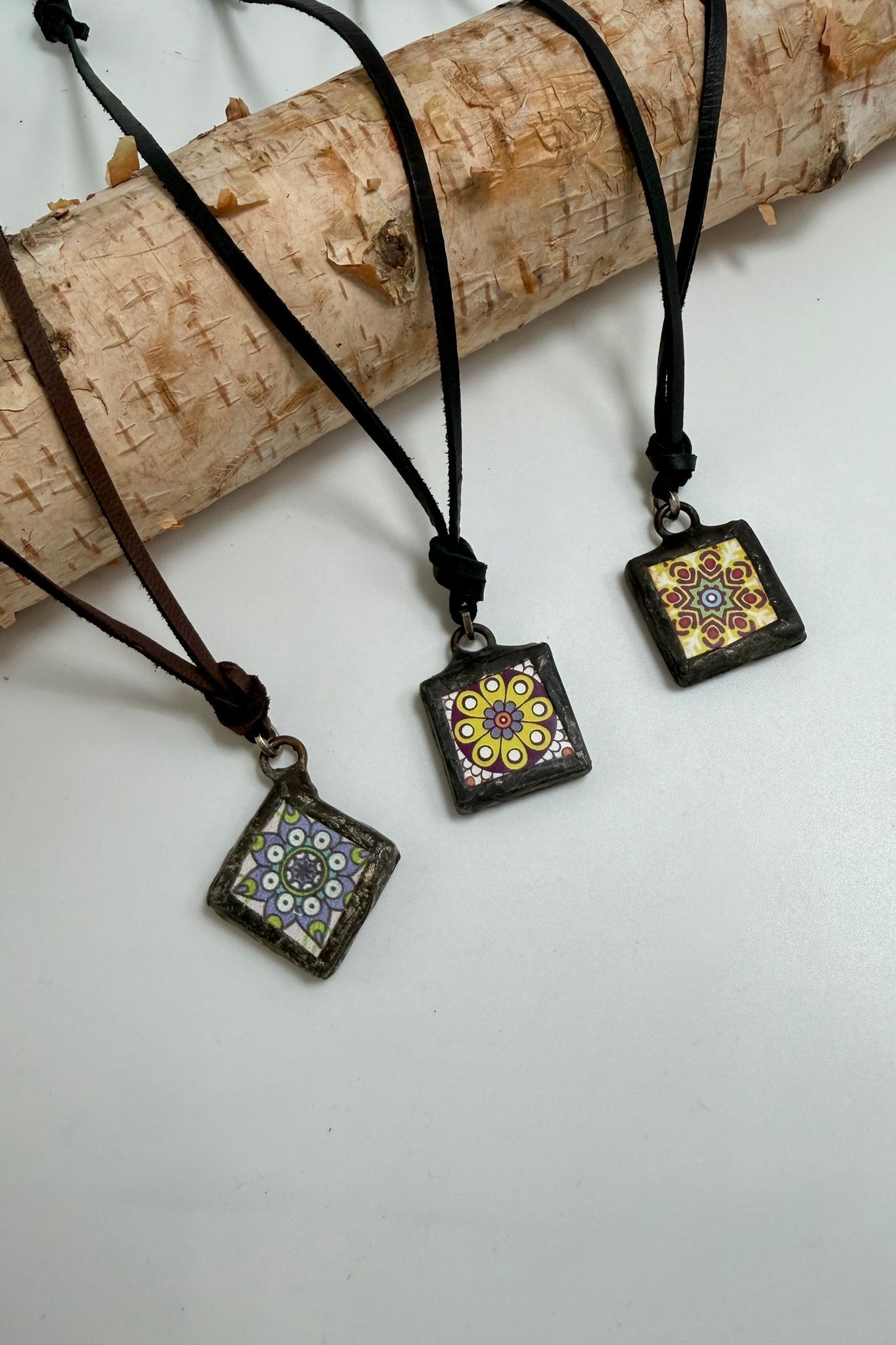 Soldered Art Square Choker Necklace - ivyandlavyboutique ivyandlavyboutique