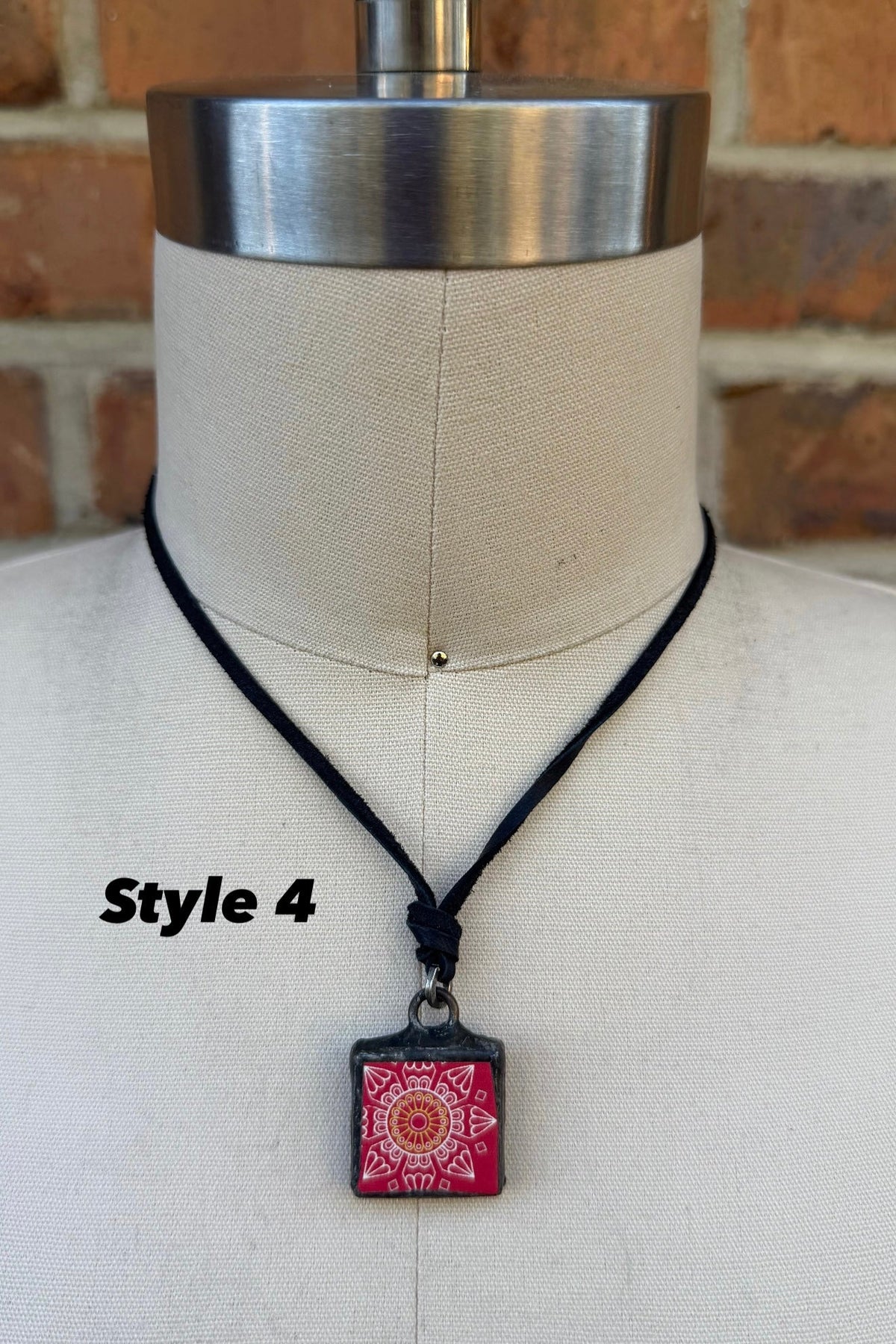 Soldered Art Square Choker Necklace - ivyandlavyboutique ivyandlavyboutique