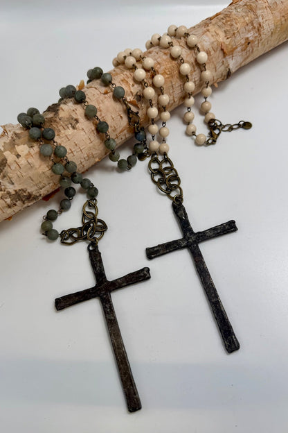 Soldered Cross Necklace - ivyandlavyboutique ivyandlavyboutique