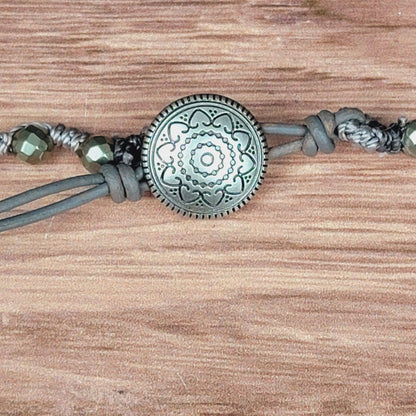 Soldered Labradorite Heart Pendant Necklace - ivyandlavyboutique ZINC Designs