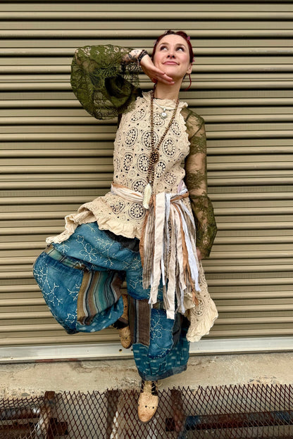 Spellbound Pants - Sky - ivyandlavyboutique Jaded Gypsy