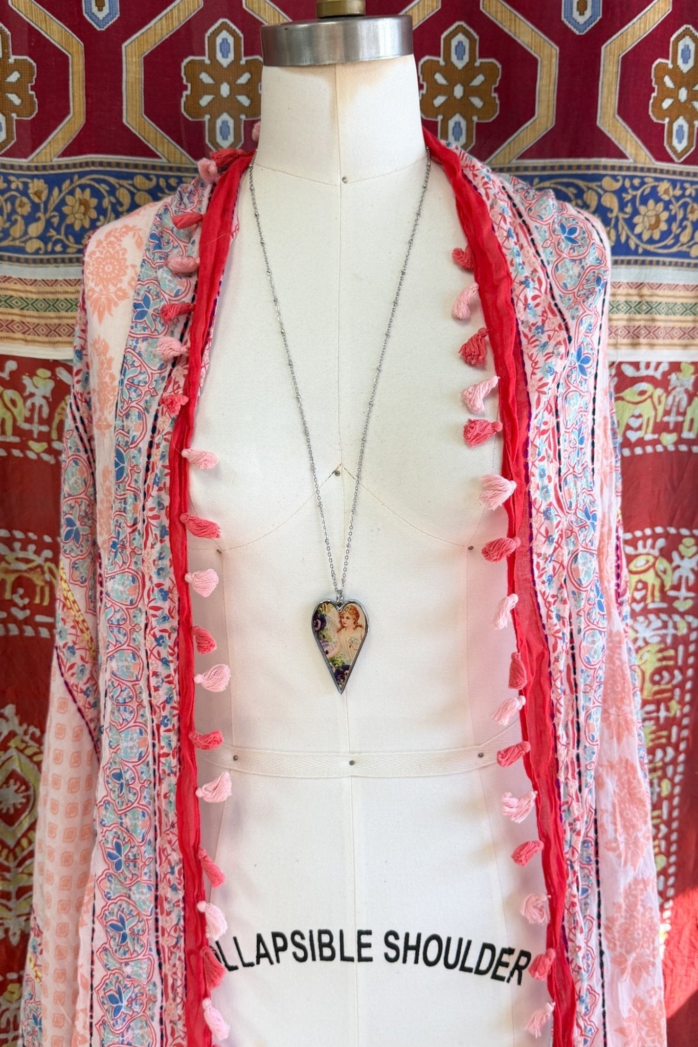 Spirit Lala: Large Angel Heart Pendant Necklace - ivyandlavyboutique Spirit Lala