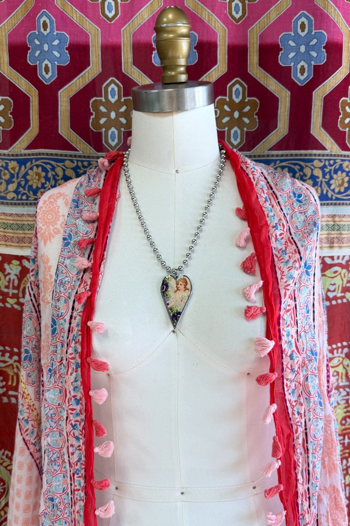 Spirit Lala: Large Angel Heart Pendant Necklace - ivyandlavyboutique Spirit Lala