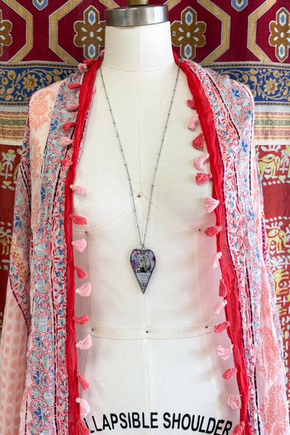 Spirit Lala: Large "Genius" Heart Pendant Necklace - ivyandlavyboutique Spirit Lala