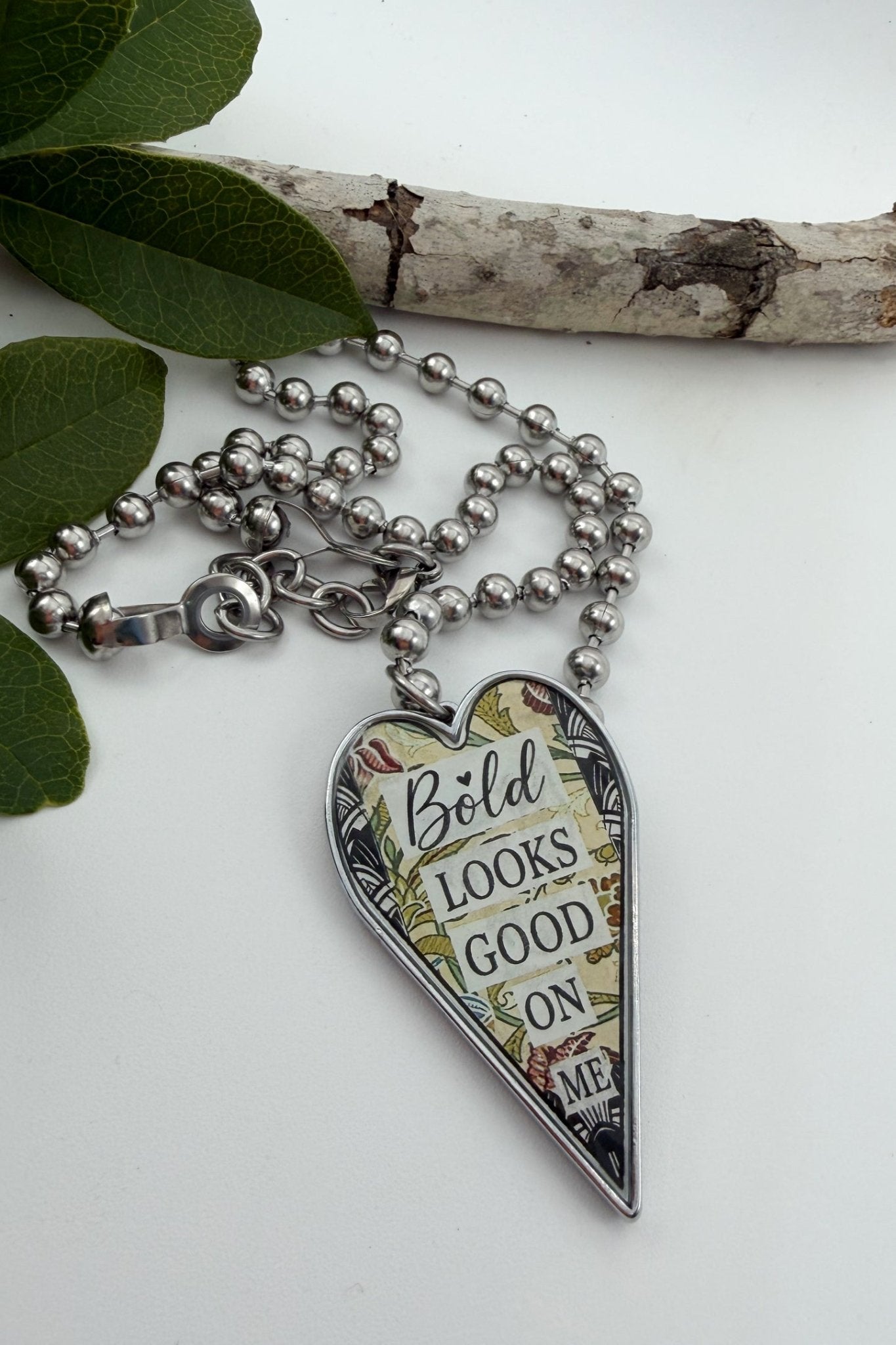 Spirit Lala: Large "Great Women" Heart Pendant Necklace - ivyandlavyboutique Spirit Lala