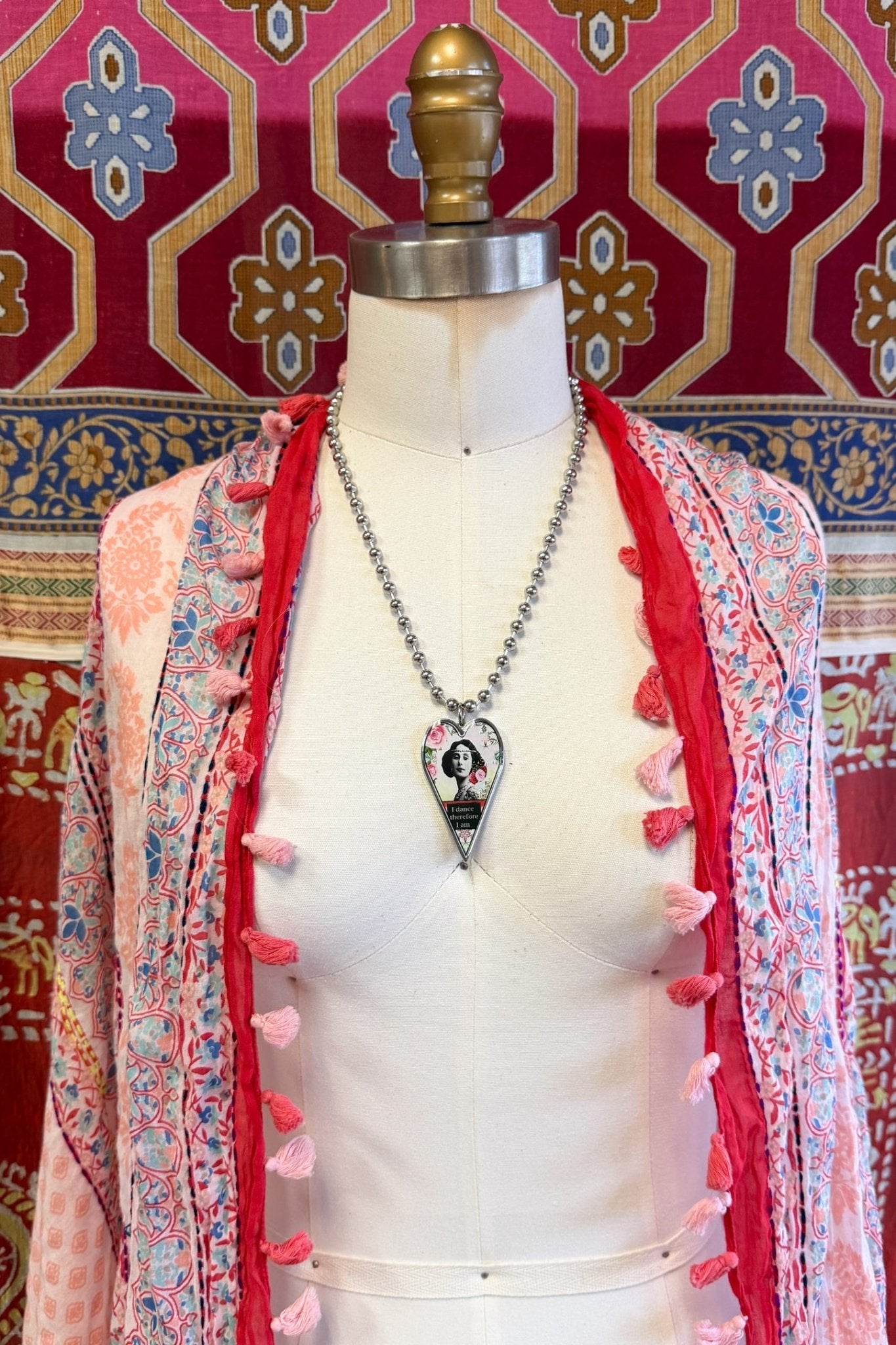 Spirit Lala: Large "I Dance" Heart Pendant Necklace - ivyandlavyboutique Spirit Lala