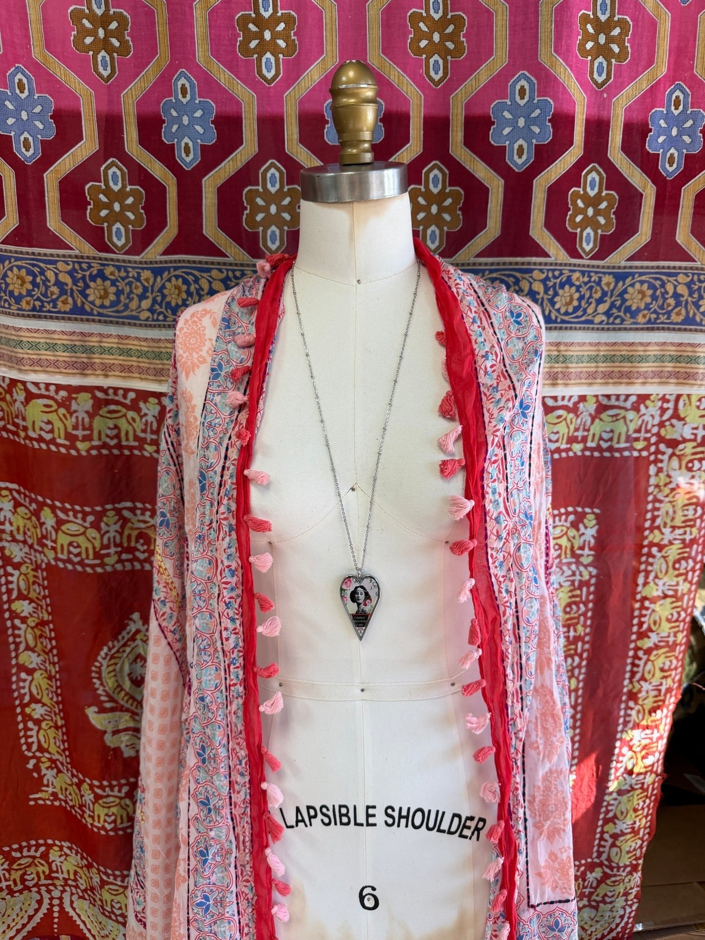 Spirit Lala: Large "I Dance" Heart Pendant Necklace - ivyandlavyboutique Spirit Lala