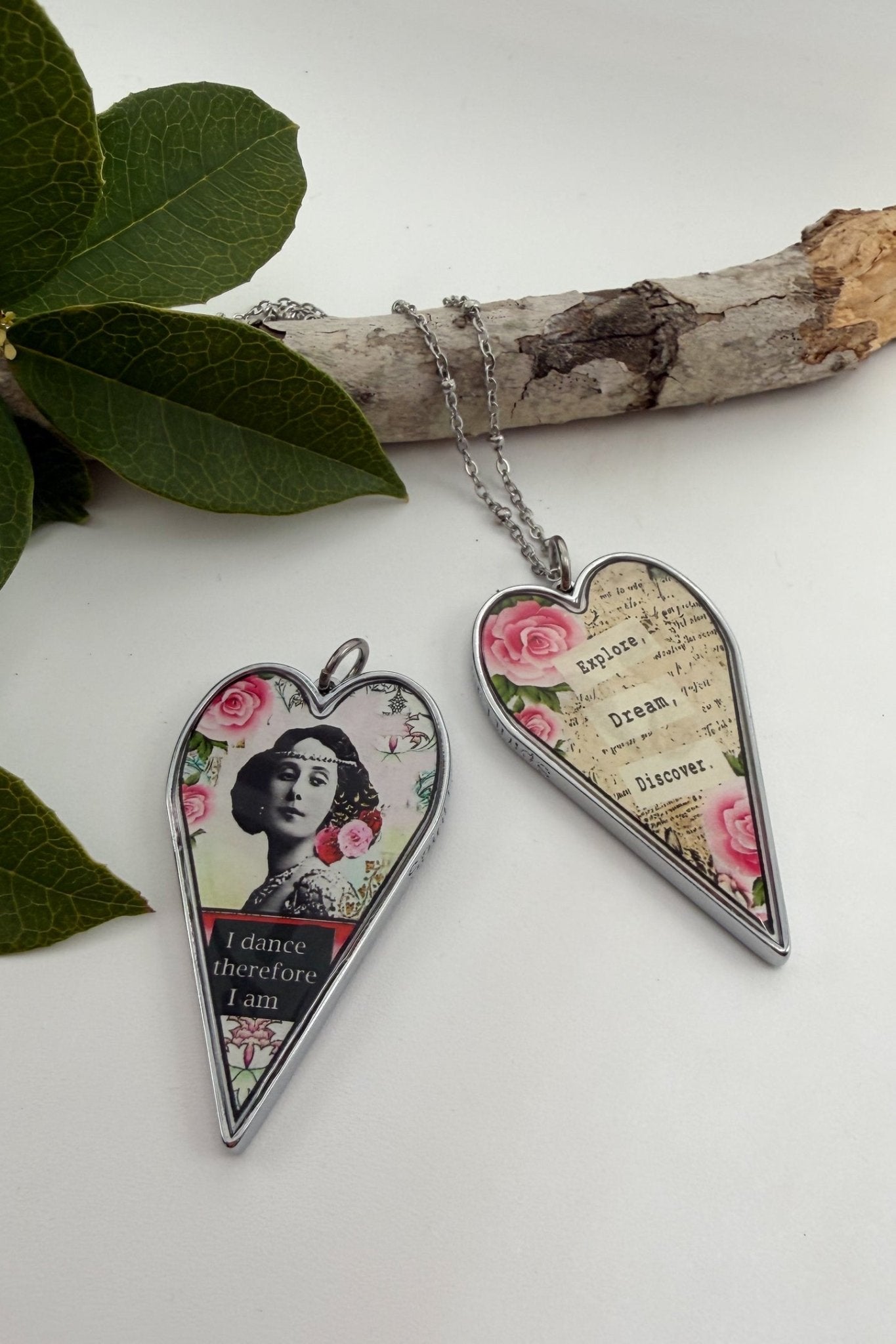 Spirit Lala: Large "I Dance" Heart Pendant Necklace - ivyandlavyboutique Spirit Lala