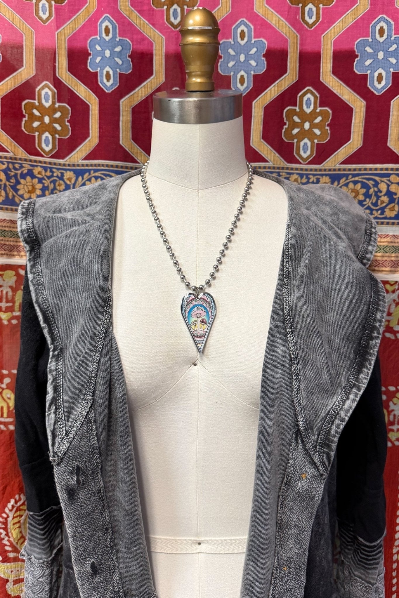Spirit Lala: Large Mushroom Pendant Necklace - ivyandlavyboutique Spirit Lala