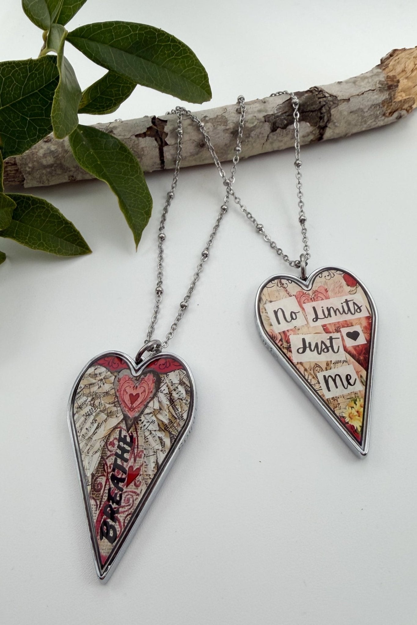 Spirit Lala: Large "No Limits" Heart Pendant Necklace - ivyandlavyboutique Spirit Lala