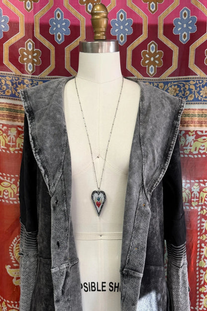 Spirit Lala: Large Soar Heart Pendant Necklace - ivyandlavyboutique Spirit Lala