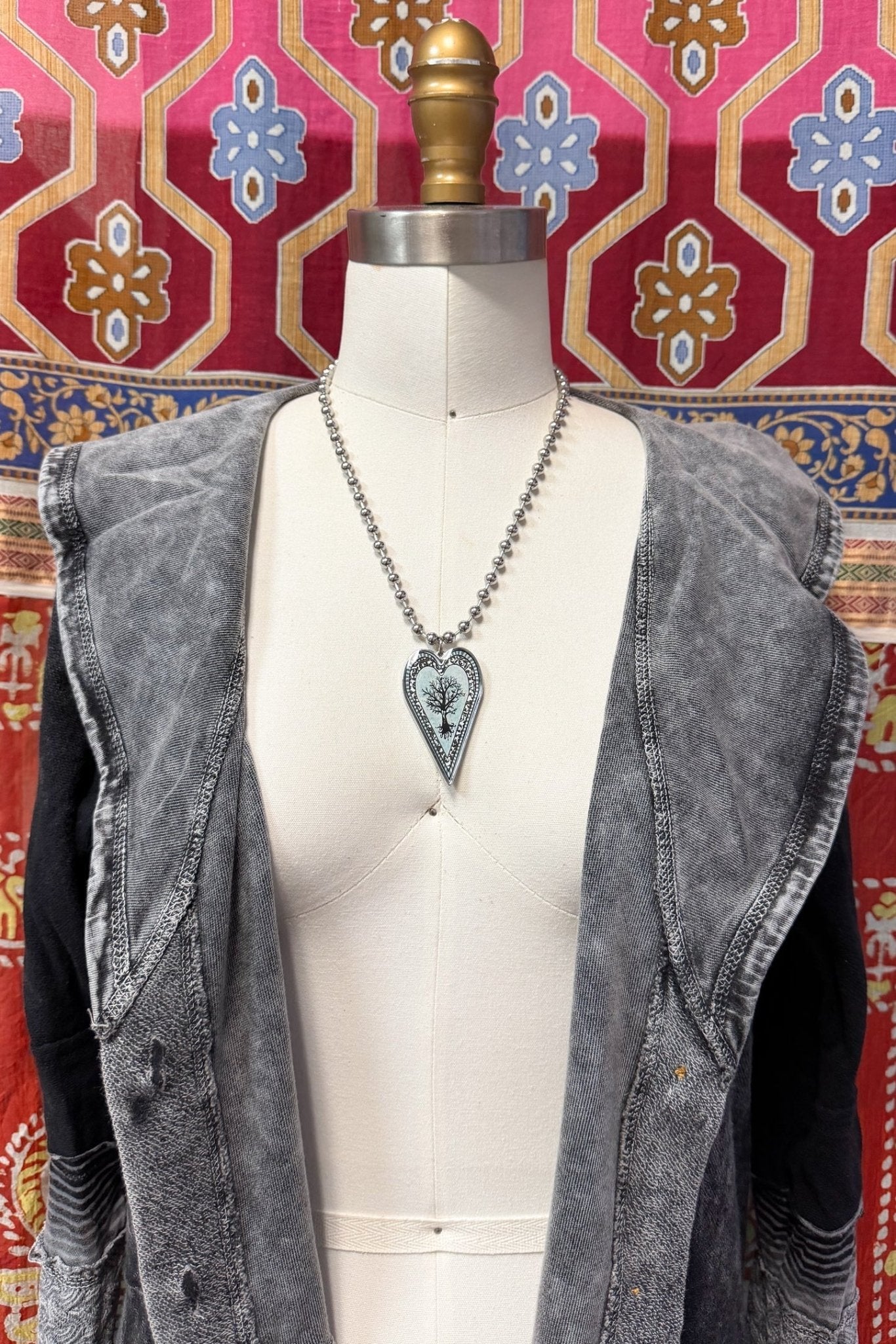 Spirit Lala: Large Tree of Life Heart Pendant Necklace - ivyandlavyboutique Spirit Lala