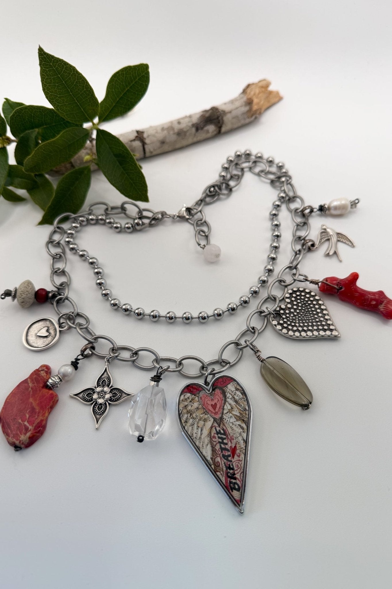 Spirit Lala: "No Limits" Large Heart Charm Necklace - ivyandlavyboutique Spirit Lala