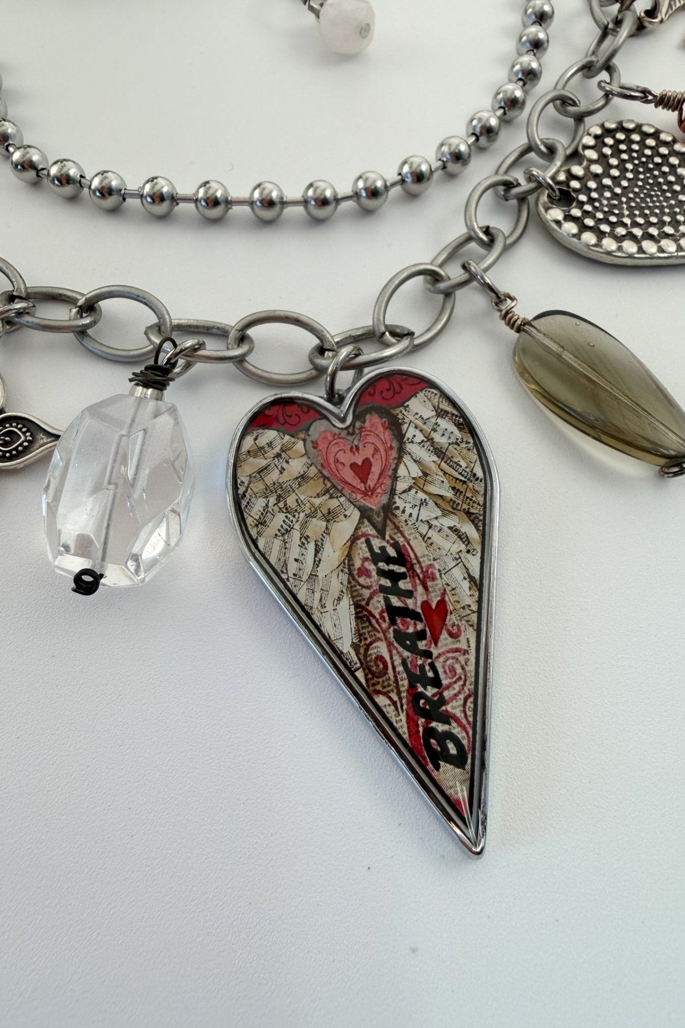 Spirit Lala: "No Limits" Large Heart Charm Necklace - ivyandlavyboutique Spirit Lala