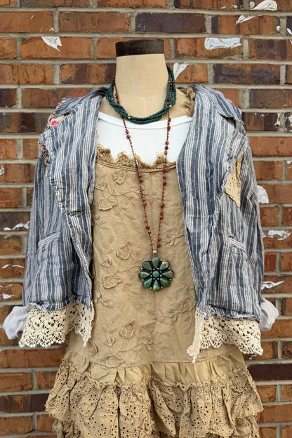 Squash Blossom on Orange Necklace - ivyandlavyboutique ivyandlavyboutique