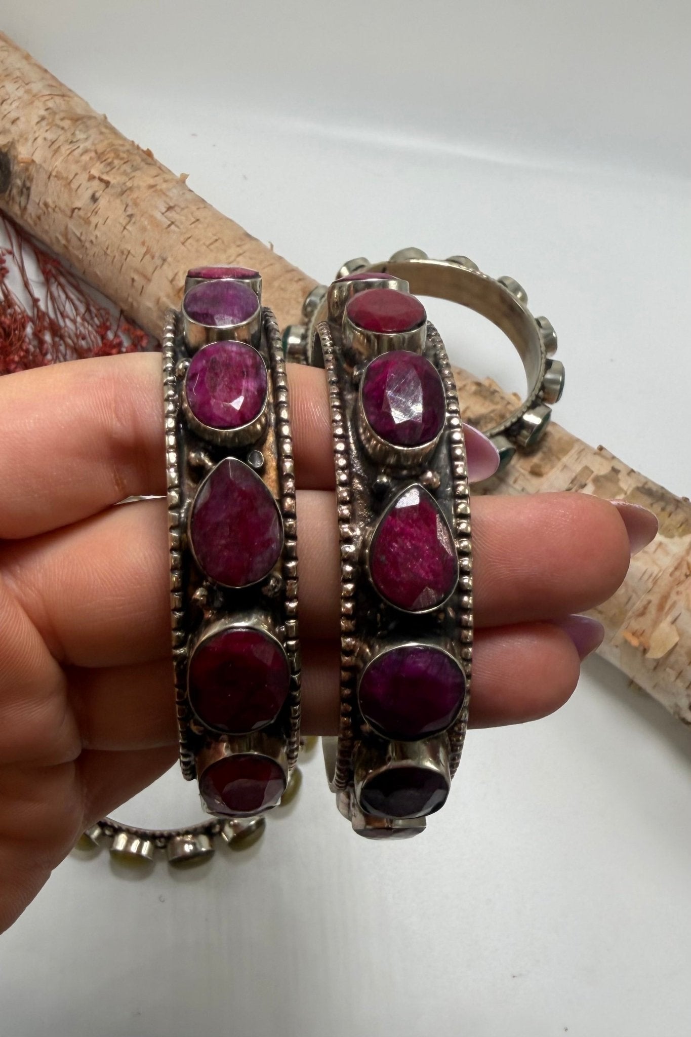 Stack them Up Bangles - Gemstone Asst. - ivyandlavyboutique ivyandlavyboutique