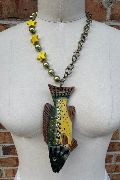 Star of The Sea Fish Necklace - ivyandlavyboutique Gypsy South