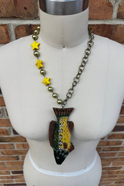 Star of The Sea Fish Necklace - ivyandlavyboutique Gypsy South