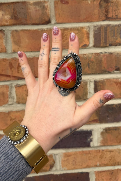 Starburst Geode Ring - ivyandlavyboutique ivyandlavyboutique