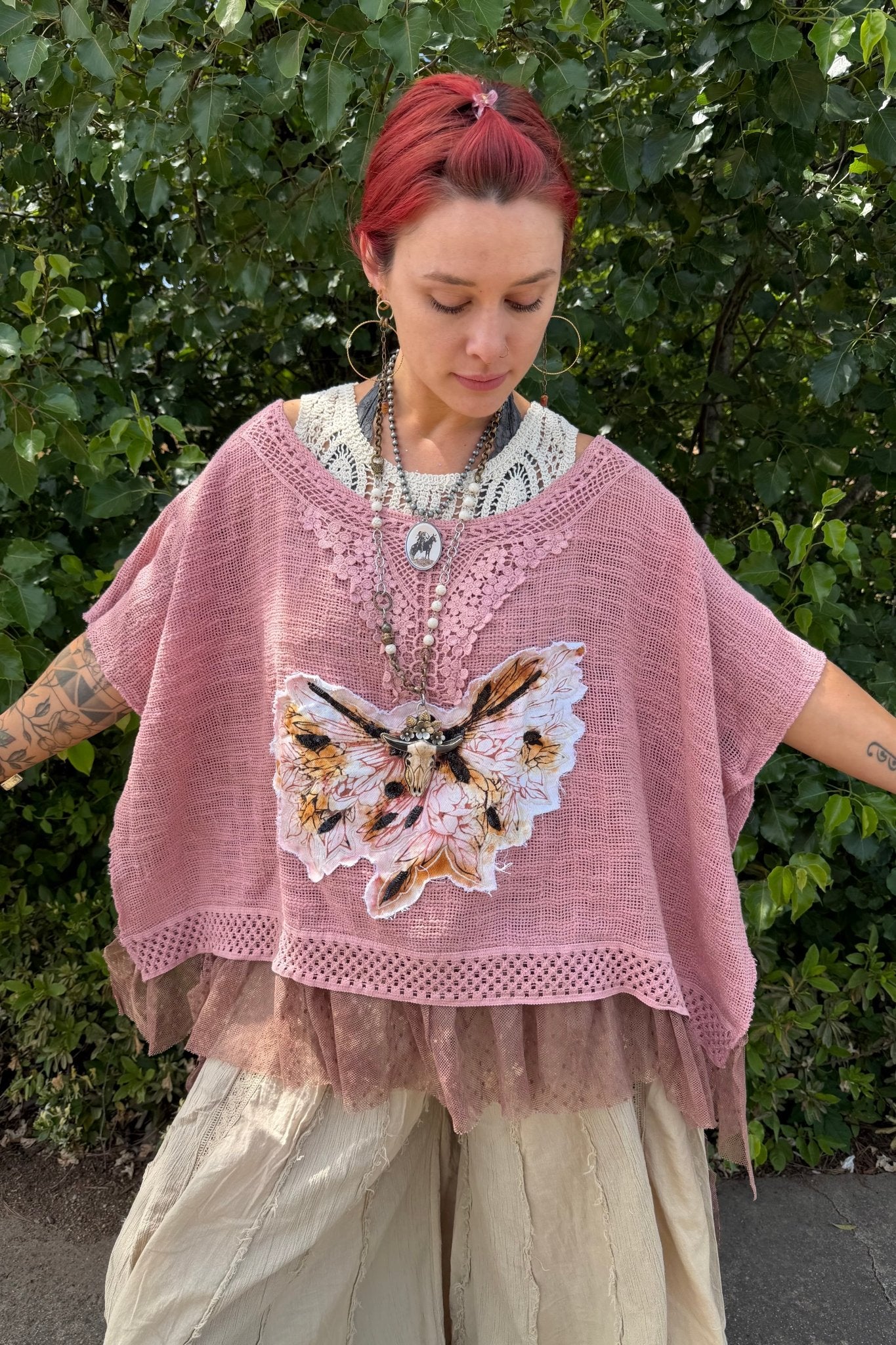 Starburst Songbird Throwover - ivyandlavyboutique A Rare Bird Shop