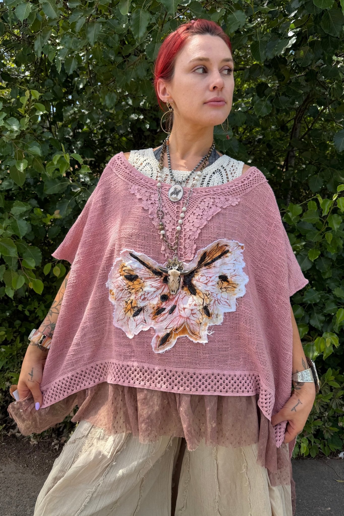 Starburst Songbird Throwover - ivyandlavyboutique A Rare Bird Shop