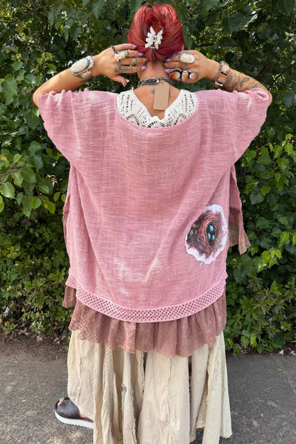 Starburst Songbird Throwover - ivyandlavyboutique A Rare Bird Shop