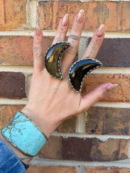 Stardust Moon Ring - ivyandlavyboutique ivyandlavyboutique