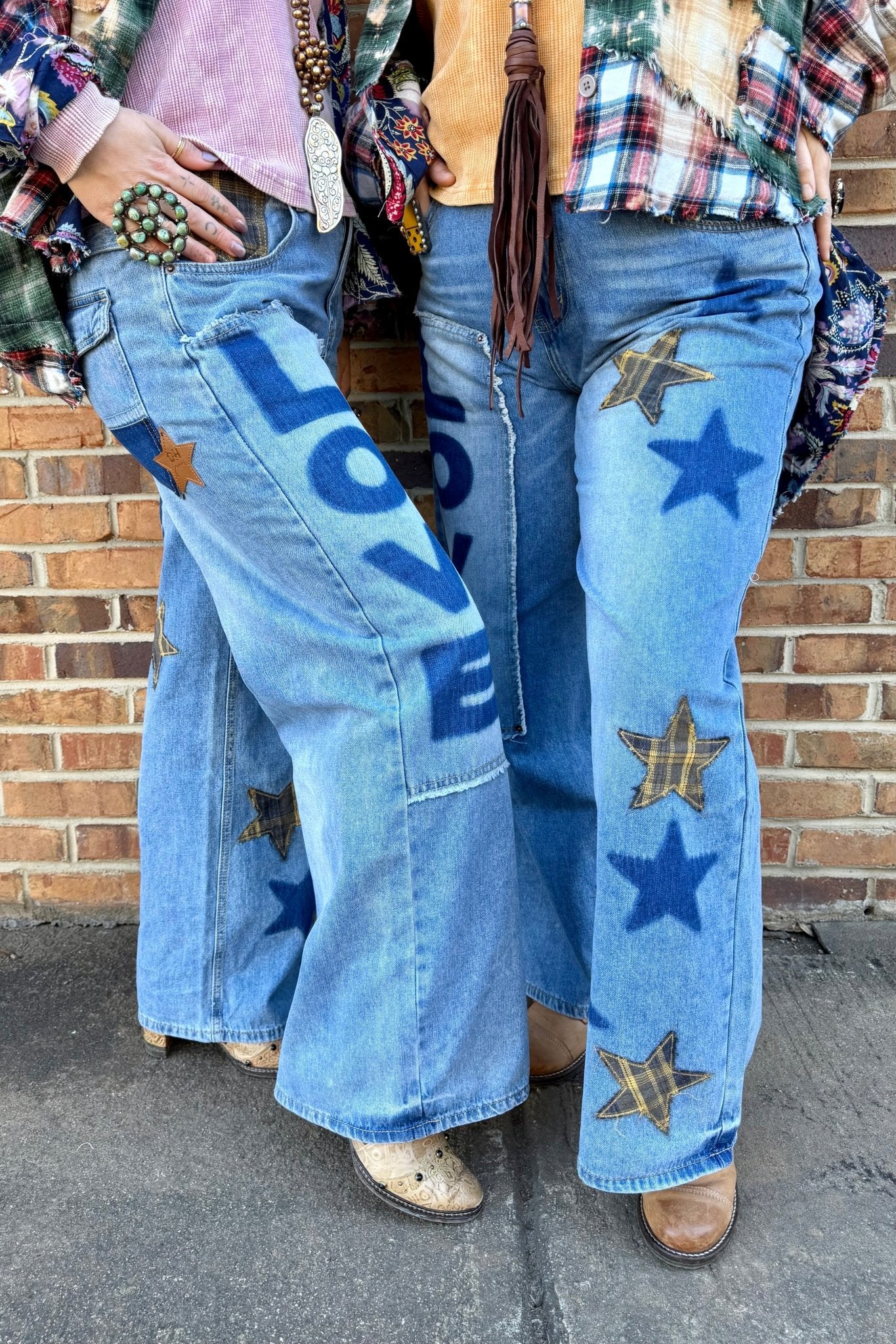 Starry Love Bootcut Pants - ivyandlavyboutique Oli&Hali