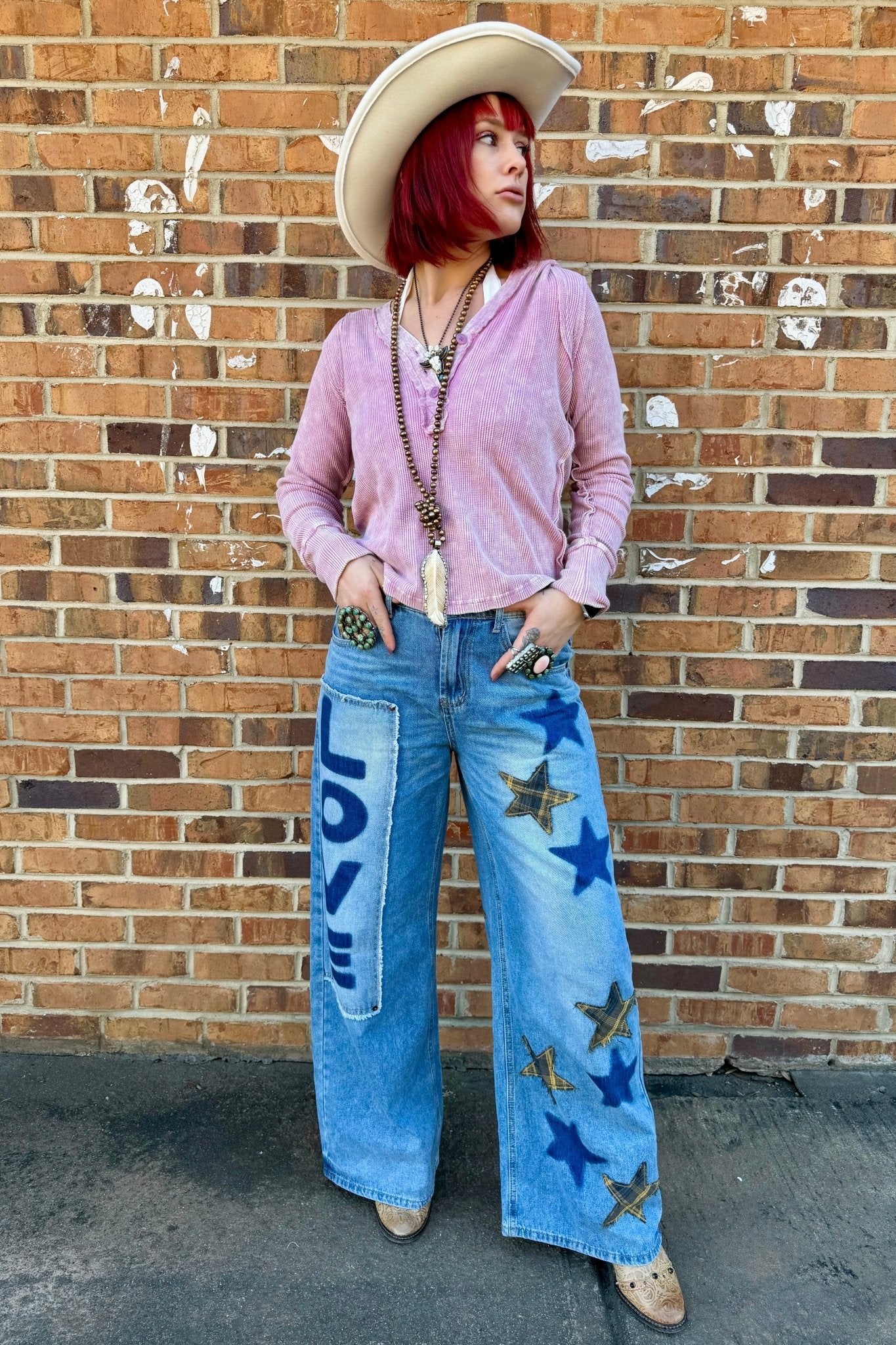 Starry Love Bootcut Pants - ivyandlavyboutique Oli&Hali