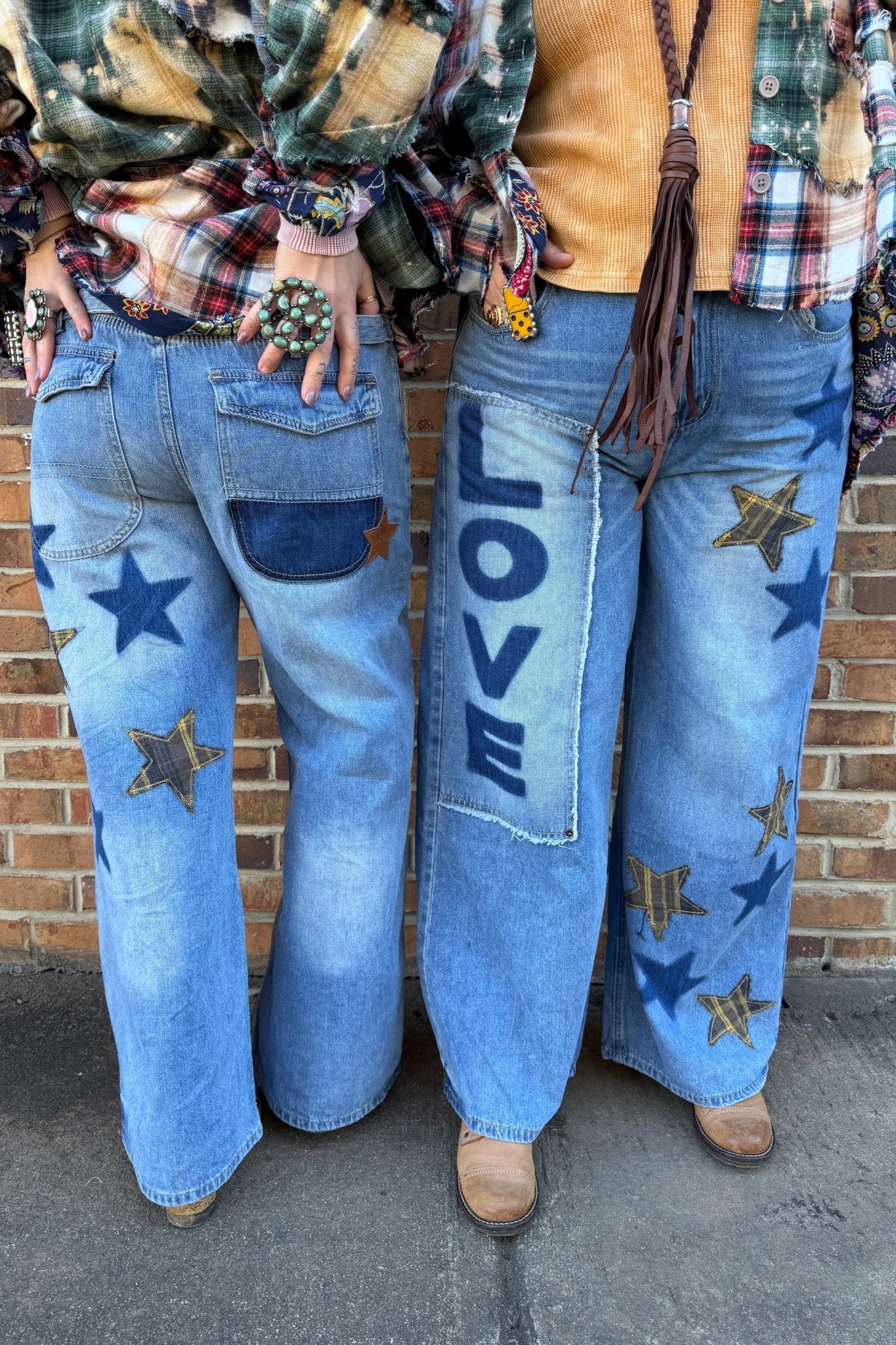 Starry Love Bootcut Pants - ivyandlavyboutique Oli&Hali