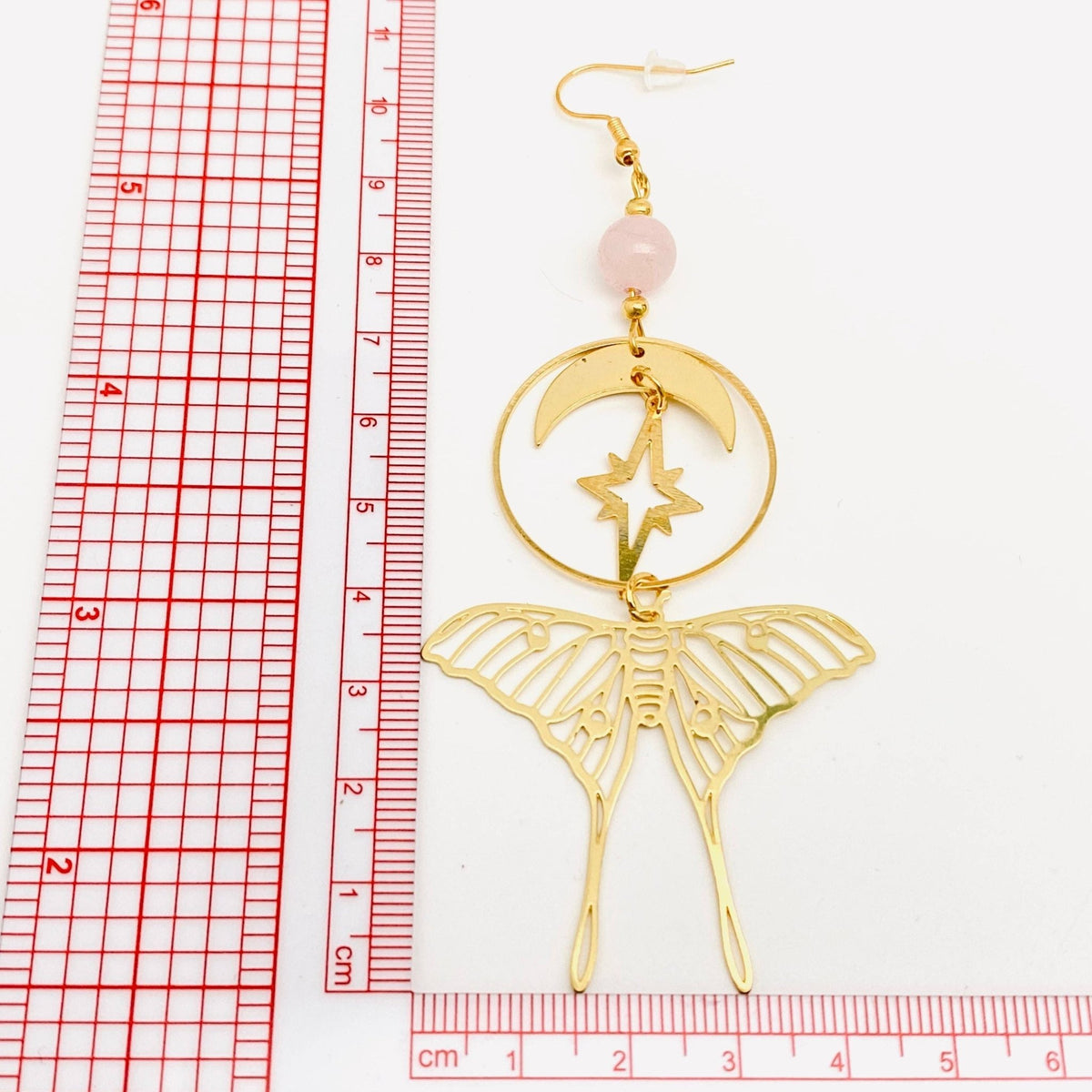 Stars and Moon Moths Bohemian Earrings - MS: Golden - ivyandlavyboutique Mio Queena