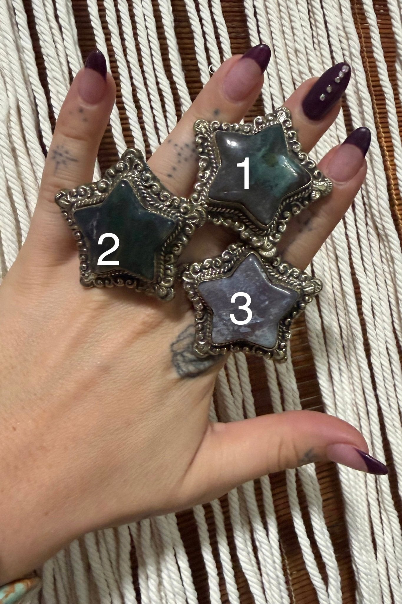 Stars in the Mist Rings - ivyandlavyboutique ivyandlavyboutique