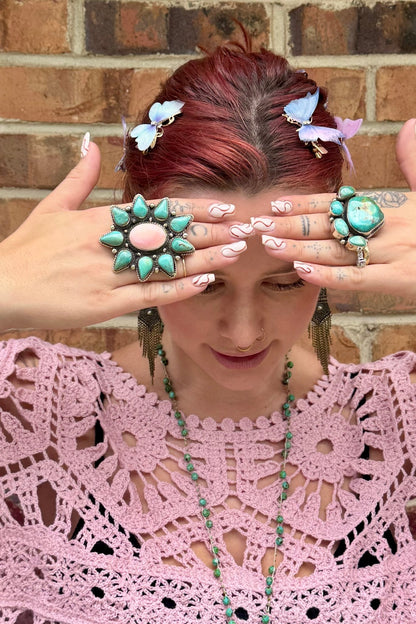 Statement Flower Ring - ivyandlavyboutique ivyandlavyboutique