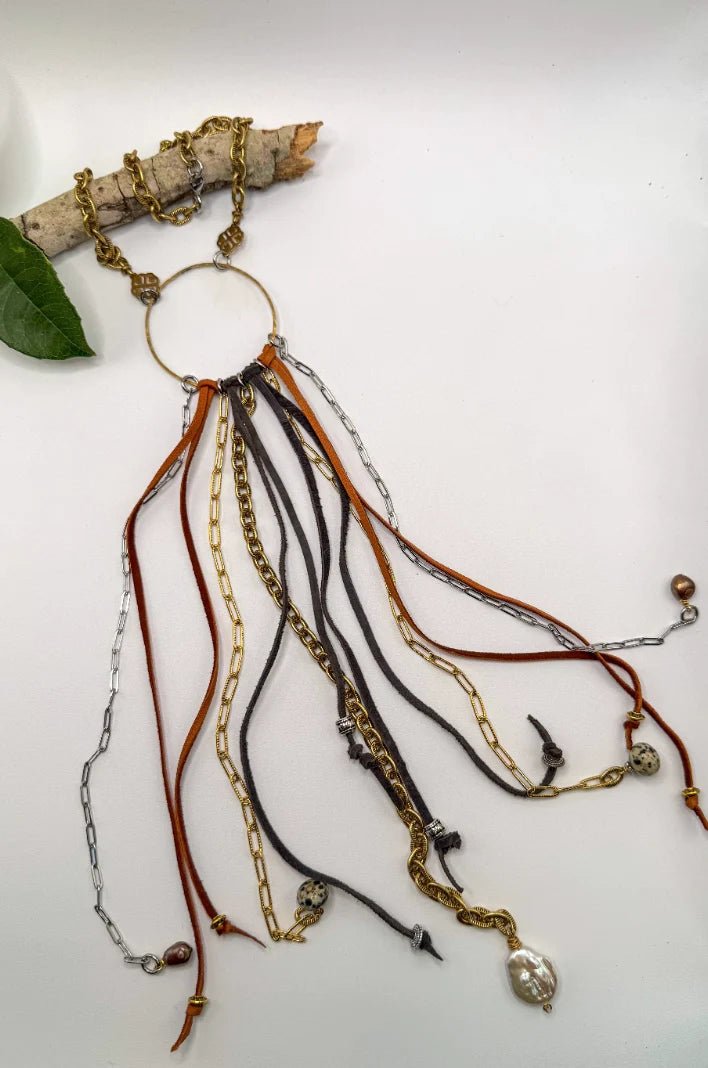 Statement Mixed Tassel Necklace - ivyandlavyboutique Spirit Lala