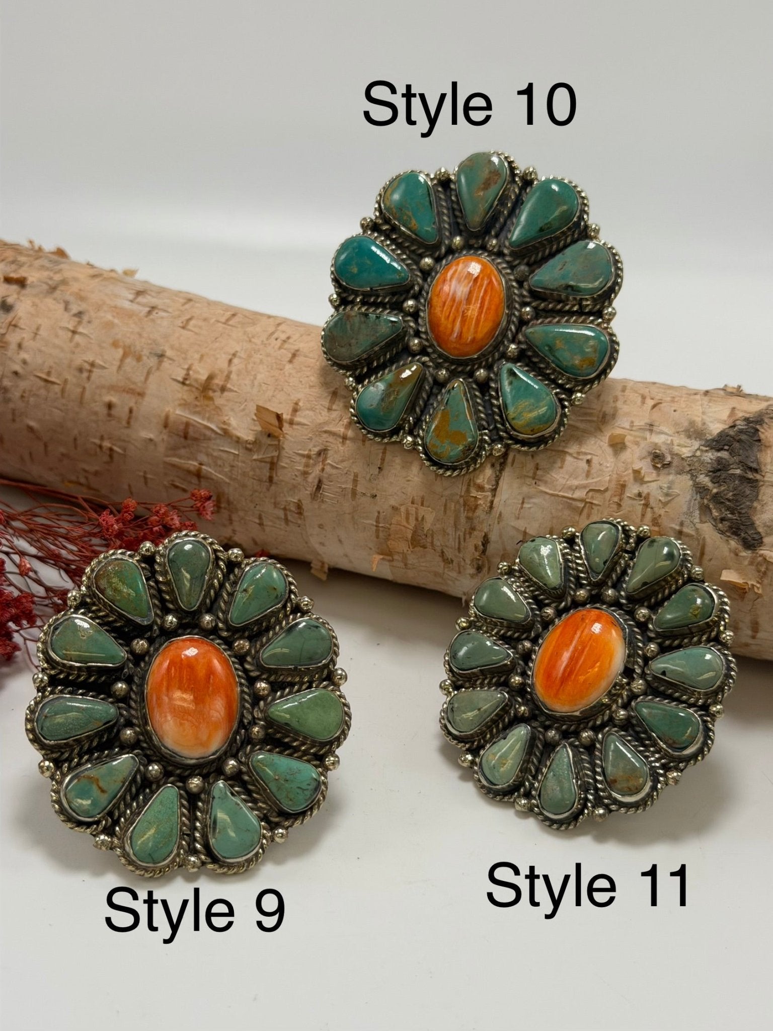 Statement Oval Flower Ring - ivyandlavyboutique ivyandlavyboutique