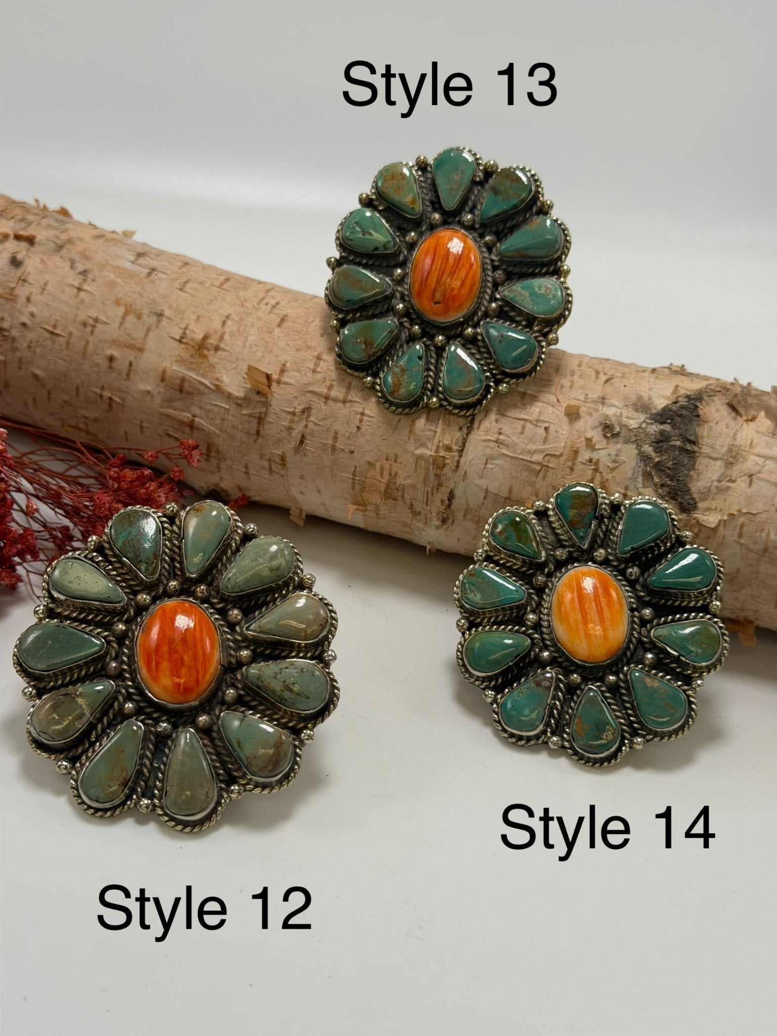Statement Oval Flower Ring - ivyandlavyboutique ivyandlavyboutique