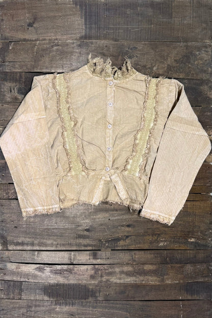 Stay Golden Top - ivyandlavyboutique Jaded Gypsy