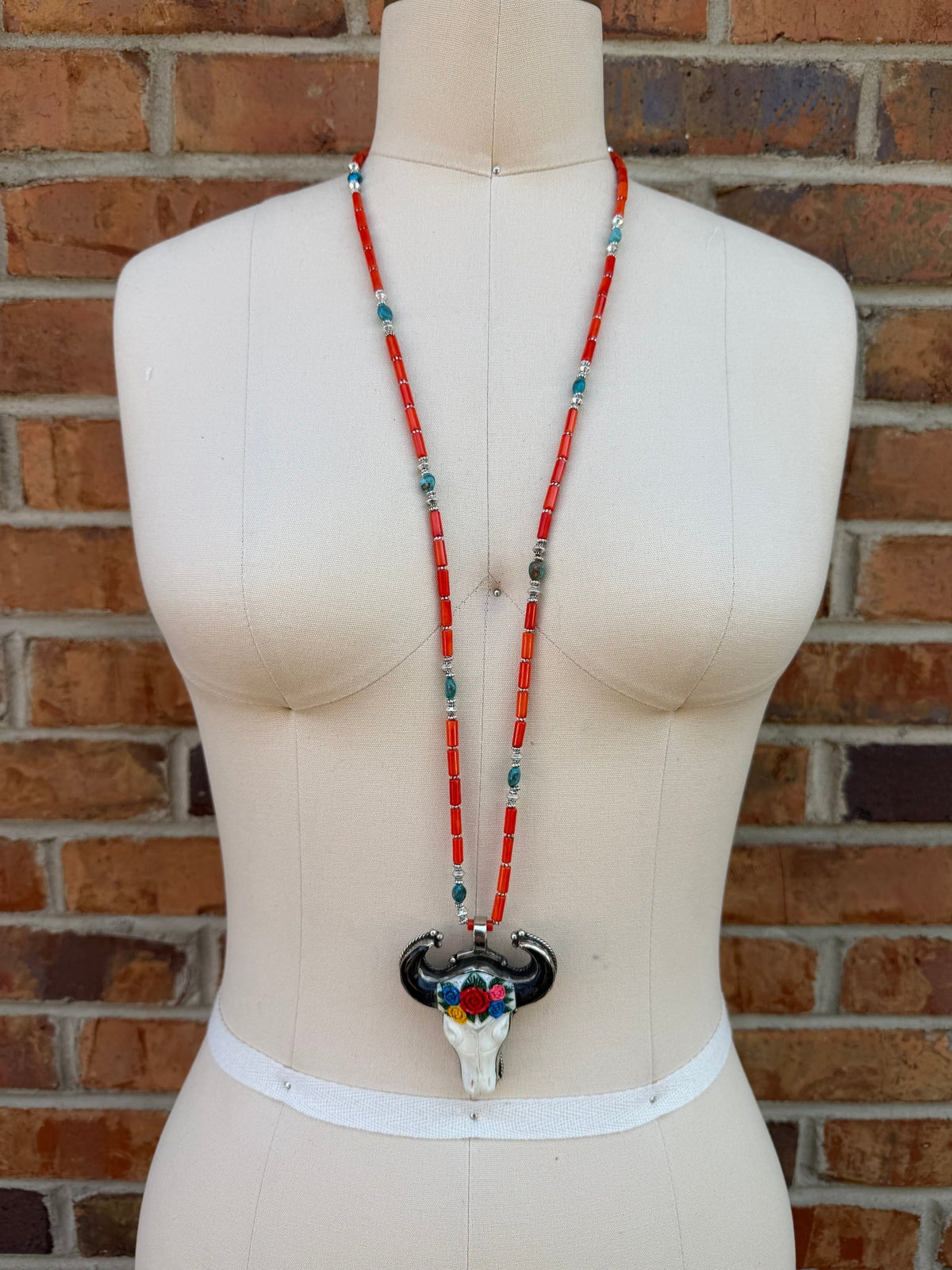 Steer Head Necklace - ivyandlavyboutique ivyandlavyboutique